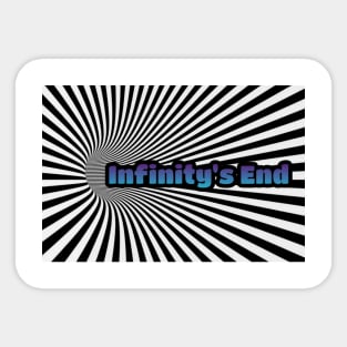Infinity's End "3D Wormhole" logo Sticker